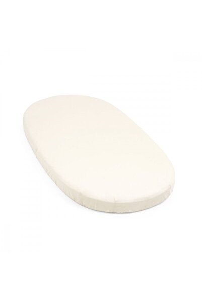 Kersten Cearceaf pentru saltea landou copii Kerstin Cream 80 x 38cm, din bumb...