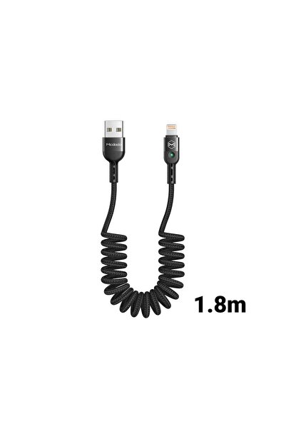 Mcdodo Cablu Lightning Seria Omega Retractabil Negru