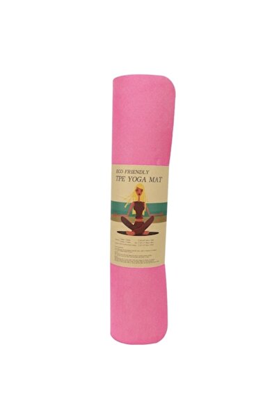OEM Saltea de yoga, 183x61x0.6 cm, TPE, Roz