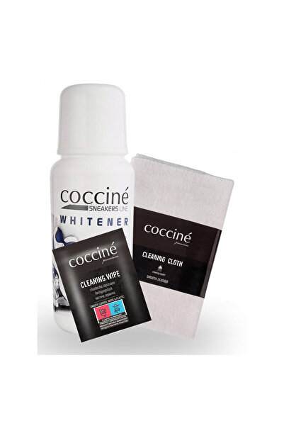 Coccine Kit de curatare, Coccine, Albitor pentru adidasi, 75g, 3 bucati, solu...