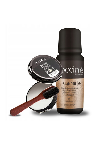 Coccine Set de curatat incaltaminte, Coccine, 3 in 1, 75 ml, 40 ml, sampon pe...