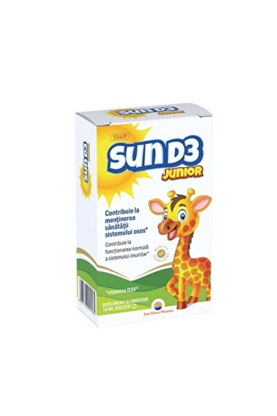SUN WAVE PHARMA Sun D3 Junior picaturi, 10ml,