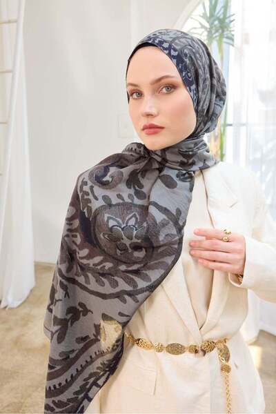 Silk Home Urban Hours Aurora Green Gray Mayda Shawl