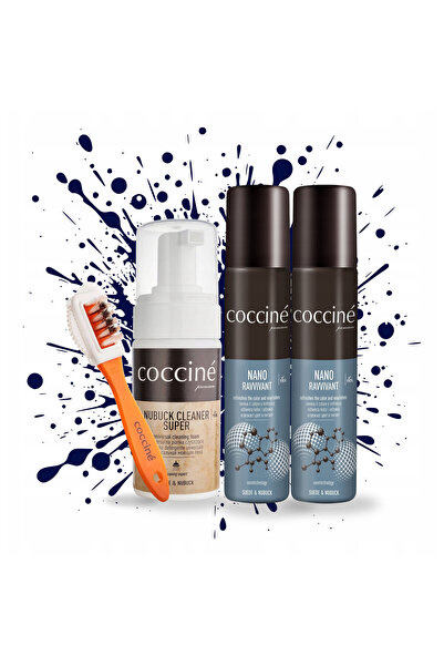 Coccine Set de ingrijire a incaltamintei, Coccine, 4 in 1, 2x nano ravvivant ...