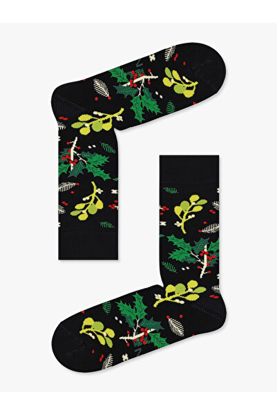 NODO Christmas Mistletoe Holly Χριστουγεννιάτικη Πετσετέ Κάλτσα