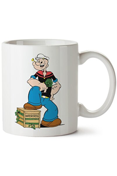 ET ERTAPASSAGE original creative designs Popeye Printed Porcelain Mug, Machin...