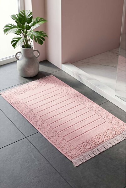 Rivaİstanbul Aflora Pudra 100% Cotton Foot Towel - 60X130 cm