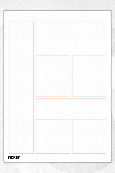 Ficksy Timeless Multi-Purpose Daily Weekly Monthly Planner - A4 Size To Do - ...