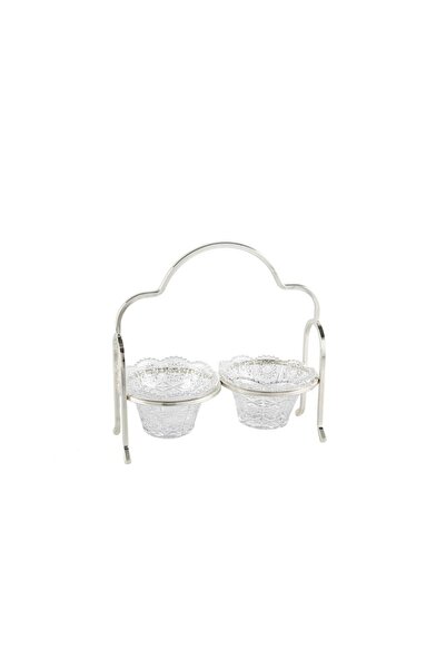 Mikasa Moor Silver Cam 2-Piece Snack Bowl 25X13X25Cm