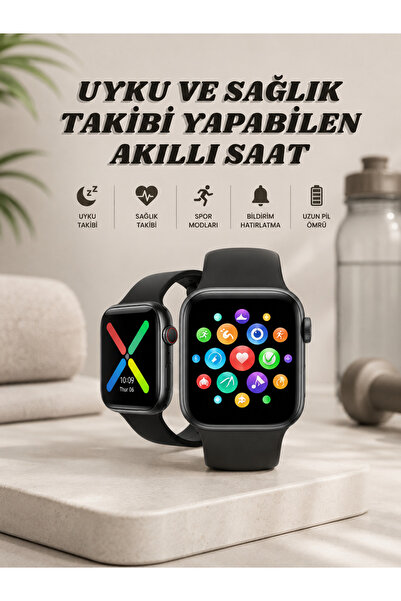 teknodayım BatuTech Akıllı Saat Wireless Şarj Yüksek Çözünürlüklü Müzik Dinle...