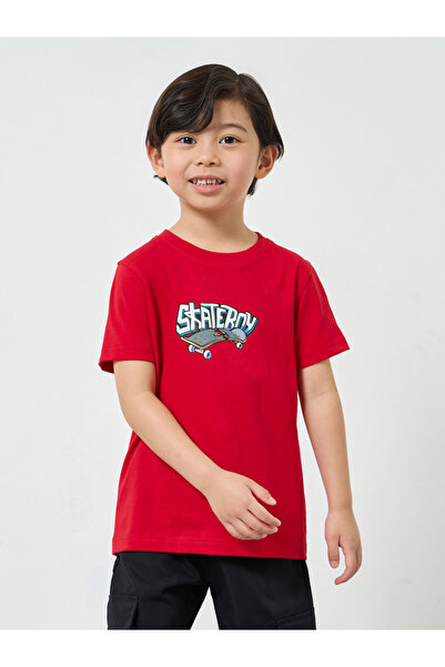 Styli Boys Graphic Print Regular Fit T-Shirt
