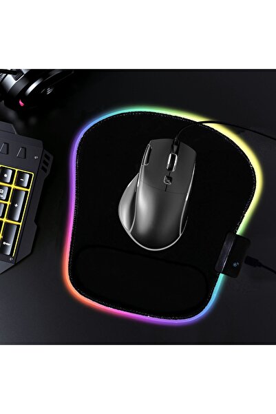 Z Store Ποντικομαξιλαράκι gaming με φώτα LED, 23,5x21