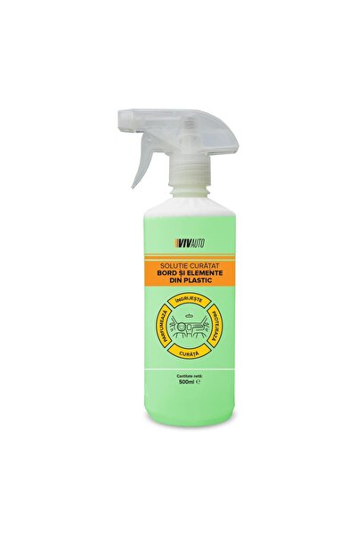 vgt Solutie curatare bord si elemente din plastic VivAuto, 500 ml