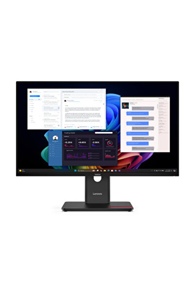 LENOVO Monitor LCD ThinkVision T27UD-40 27 " 4K UHD, Hub USB, Reglabil pe înă...