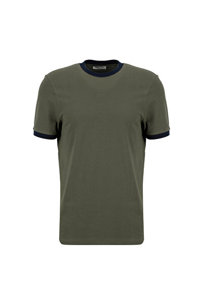 ALTINYILDIZ CLASSICS Haki Erkek Standart Fit T-Shirt ACE091262760