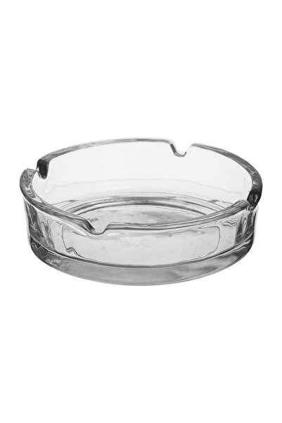 OEM Scrumieră rotundă din sticlă transparentă Ø10,5 cm, practică pentru inter...