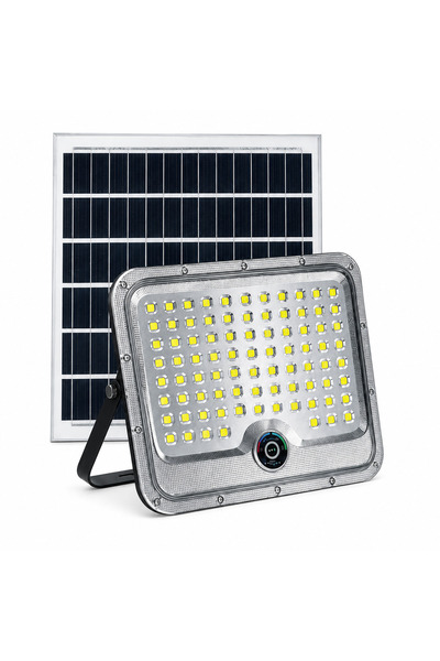 SUNTECNO Lampă solară LED SUNTEC 400W, 74 LED-uri, panou solar, IP67, telecom...