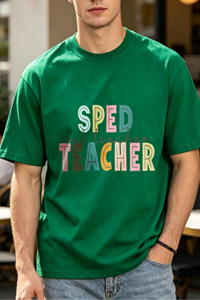 Fleck تي شيرتات كاجوال للرجال من Sped Teacher تي شيرتات مطبوعة للرجال