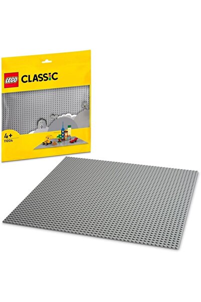 LEGO 11024 Classic Grey Baseplate, Construction Toy for Kids 48x48 Stud Build...