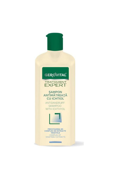 GEROVITAL Sampon Antimatreata cu Ichtiol - Tratament Expert Antidandruff Sham...
