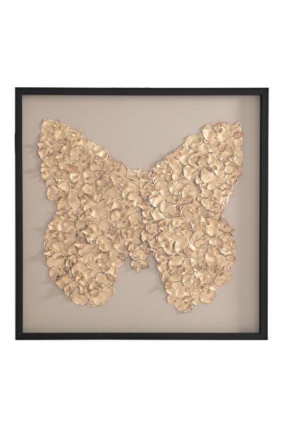 Mudo Concept GOLDEN BUTTERFLY CAM TABLO 100X100CM
