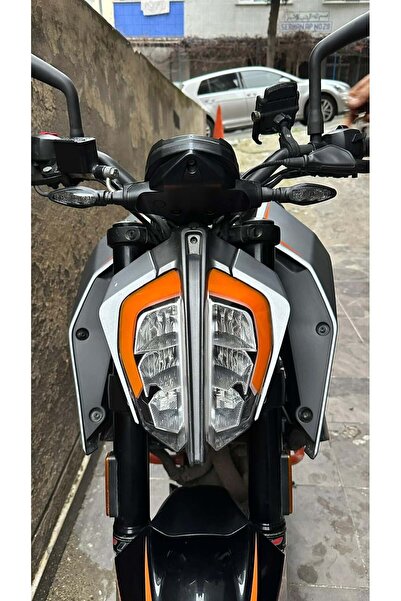 ARONA Ktm Duke 125-250-390 Headlight Sticker Orange