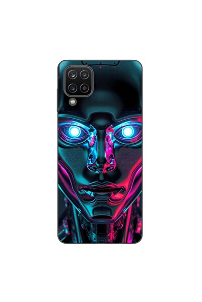 OEM Husa compatibila cu Samsung Galaxy A12 Silicon Gel Tpu Model Chrome Humanoid