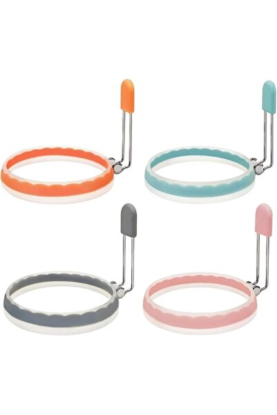 The Bros Silicone Egg Rings, Leak-proof Liquid Egg Ring Mold, Upgraded Nonsti...