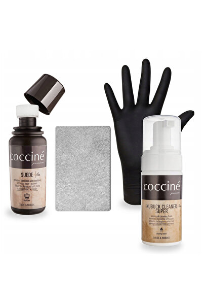 Coccine Kit de curatare pentru piele intoarsa si nubuc, Coccine, 3 in 1, 100 ...
