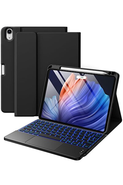Vobafe Husa Cu Tastatura Pentru iPad Air 11 (2025/2024) / 10.9 (2022/2020), T...