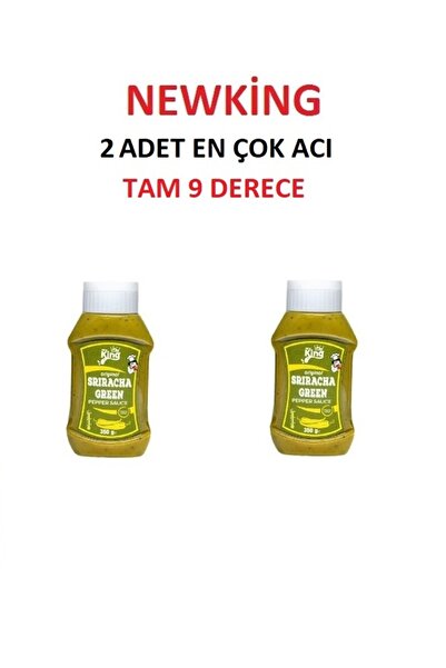 2 ADET NEWKİNG EN ACI 9 DERECE SRIRACHA GREEN ACI SOS