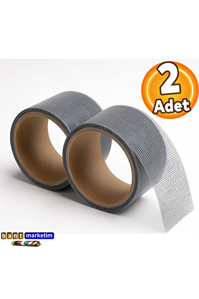 SLCMARKETİM Fly Screen Repair Tape 50mm X 2m Self Adhesive Patch Tape Hole an...