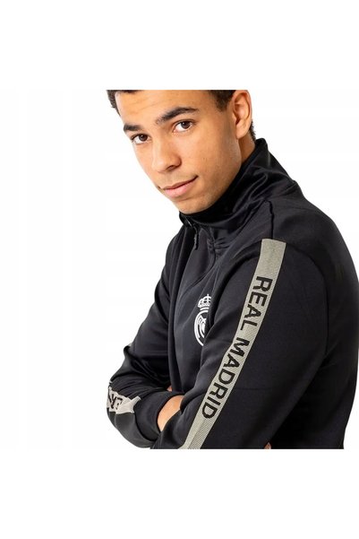 Real Madrid Trening sportiv Real Madrid, model TRACKSUIT N27, poliester, negru, 2XL INTL