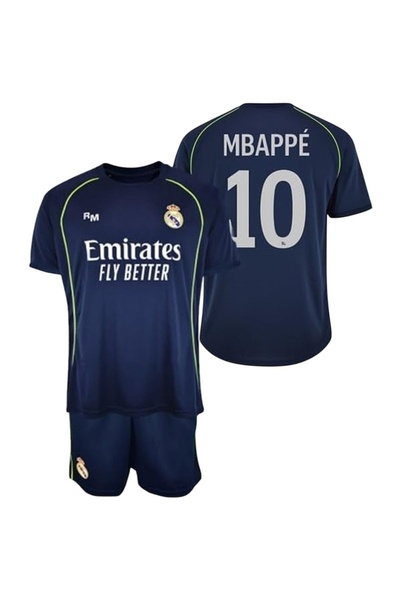 Real Madrid Compleu sport Real Madrid, echipament oficial, tricou si sort, al...