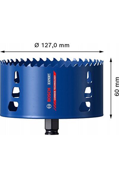 Bosch Ferăstrău carotieră din carbură pentru lemn și metal 127 mm