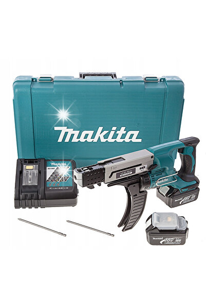 MAKİTAMİ Mașină de înșurubat cu acumulator cu magazie 18V Li-Ion 2*3.0Ah DFR5...