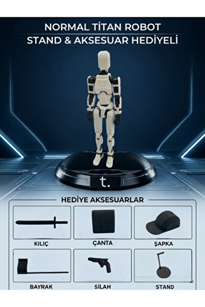 Tactyla SAVAŞÇI TİTAN ROBOT HAREKETLİ - HEDİYELİ!
