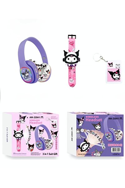 MAXTOP Kuromi Wireless Bluetooth Speaker+ Watch +Puzzle Game (for Kids)