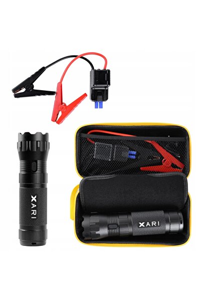 NO BRAND 4 în 1: pornitor auto, lanternă, power bank, ciocan Xari JS30