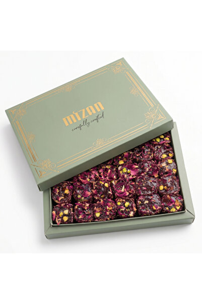 MİZAN EXCLUSİVE GÜL YAPRAKLI NAR AROMALI LOKUM 500GR