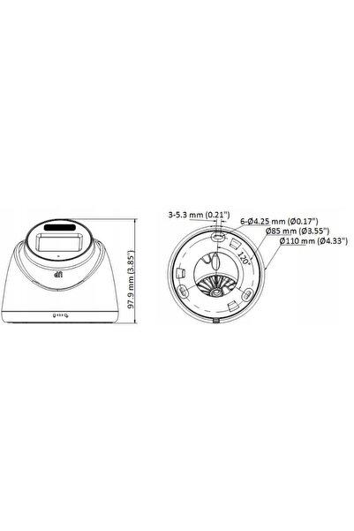 Hikvision Cameră DS-2CE78K0T-LFS(2.8MM) Smart Hybrid Light - 3K 2.8 mm