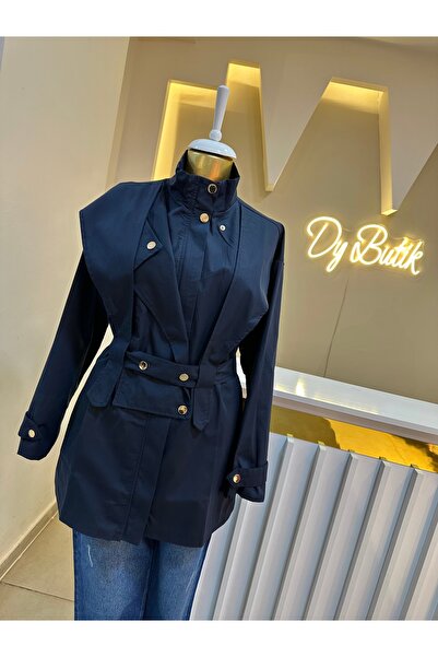 shop Çıtçıt detaylı kısa trenckot