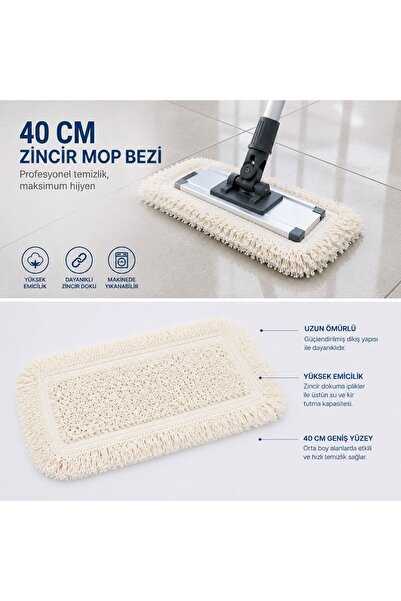 arıtürk 40 Cm Zincir Mop Bezi