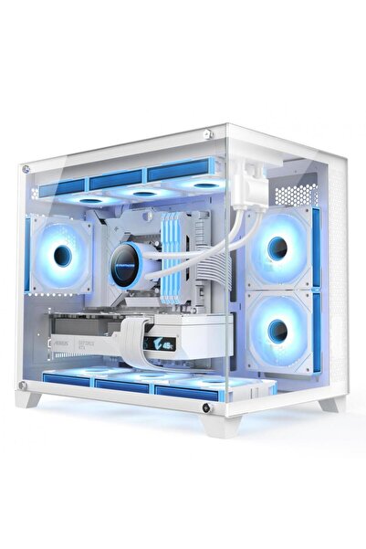 1ST PLAYER 1STPLAYER MV6 TP Alb Carcasă PC Gaming
