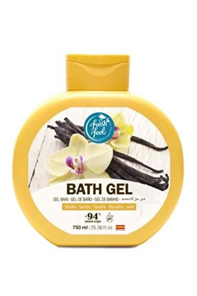 FRESH FEEL جل استحمام بخلاصة الفانيليا من فريش فيل - 750مل