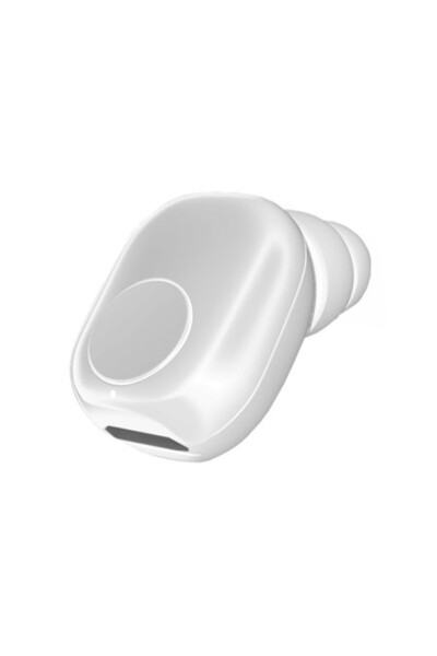 V-TAC Căști wireless Bluetooth, Albe, 55mAh