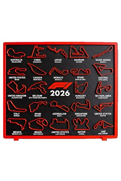 Dual Stax Calendar decorativ F1 2026