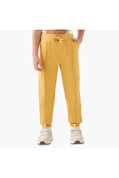 Juniors Boys Joggers with Pockets - Cotton - Drawstring Waist