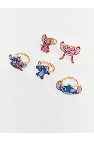 LC Waikiki Set de inele pentru fete cu imprimeu Lilo & Stitch