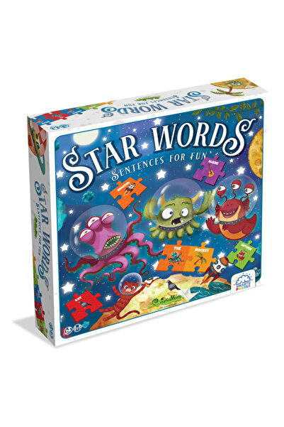 CreativaMente Joc educativ Smarty Puzzle - Cuvinte cu stele